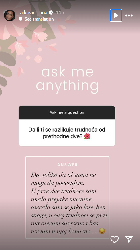 "Bilo bi savršeno da dobijemo dve devojčice": Ana Rajković otkrila sve o trećoj trudnoći, pa iznenadila sve planovima za budućnost (FOTO) 2 Screenshot 2024 05 14 085958