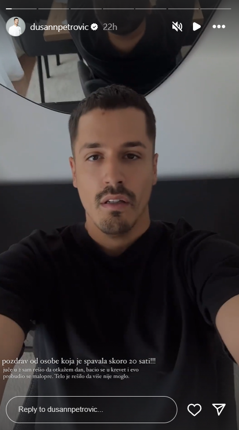 "Telo je rešilo da više ne može": Dušan Petrović pokazao kako se nosi sa brojnim obavezama, pa otkrio jedan detalj iz svog života (FOTO) 2 Screenshot 2024 05 27 094100
