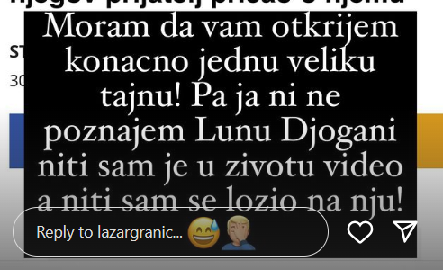 "Putevi su nam se razišli": Milica Todorović raskinula višemesečnu vezu, oglasio se njen bivši momak, pa pomenuo Lunu Đogani 3 Screenshot 2024 05 31 094542