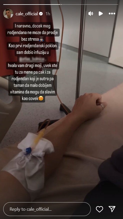 "Ne može da prođe bez stresa": Oglasio se Cale nakon što je završio na infuziji, pa progovorio o zdravstvenim problemima 3 blur photo.com 1717160096