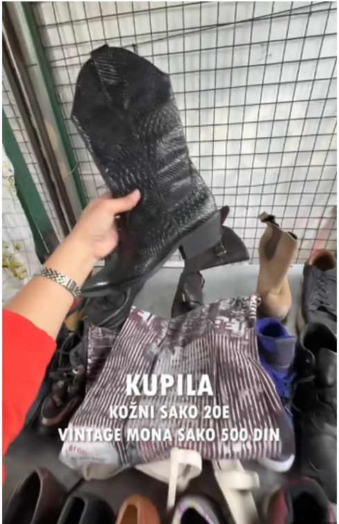Odeću kupuje na pijaci, pa "ulov" pokazuje na Instagramu: Ćerka našeg poznatog voditelja u sakou od 500 dinara svima poslala jasnu poruku (FOTO) 2 masa