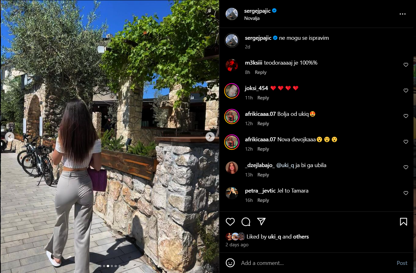 Ko je nova devojka Sergeja Pajića?! Snimak na Tiktoku pokrenuo lavinu komentara, pevač se oglasio pa izjavom dodatno zaintrigirao fanove (FOTO) 3 sergeje