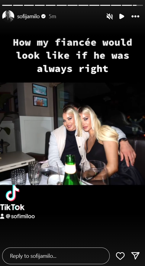 Priključila se popularnom TikTok trendu, pa nasmejala sve: Sofija Milošević jednim potezom otkrila sve o njenom i Lukinom odnosu (FOTO) 2 soff