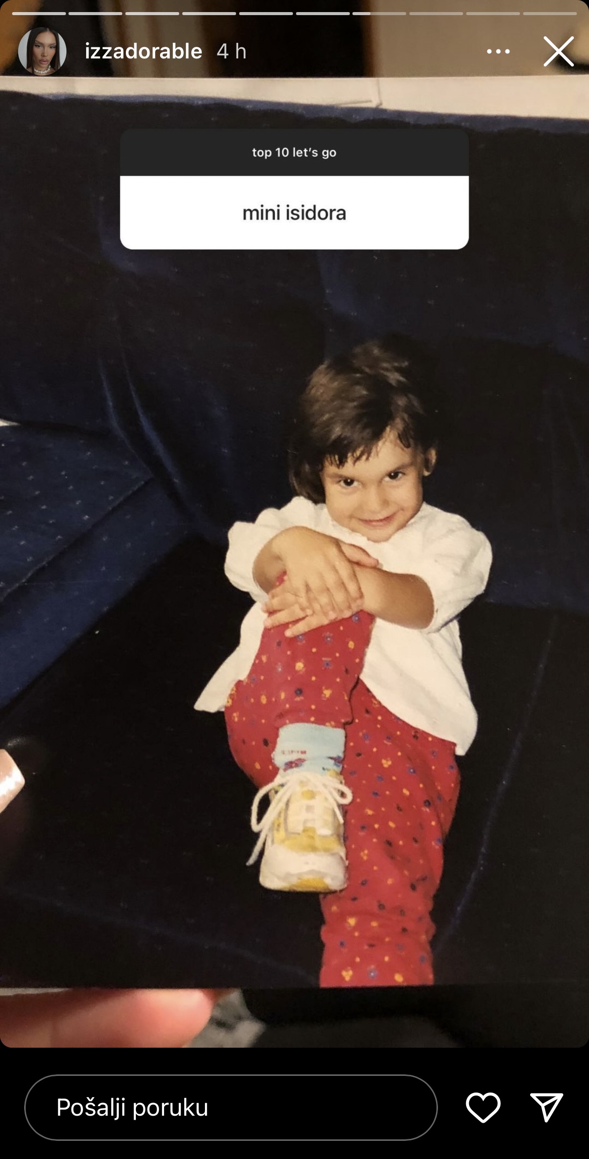 Devojku poznatog fudbalera nazivaju srpskom Kendal Džener: Lepotom ne prestaje da privlači pažnju, a evo kako je izgledala u detinjstvu (FOTO) 2 IMG 5471