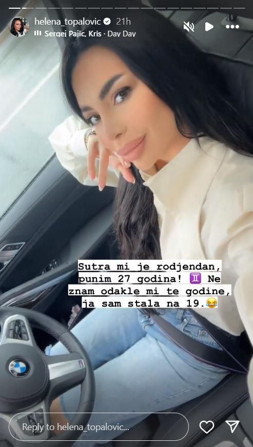 Helena Topalović proslavila 27. rođendan: Suprug joj se obratio nežnim rečima, a onda je usledio zajednički snimak kakav smo retko u prilici da vidimo! (FOTO) 2 Screenshot 2024 06 04 100857
