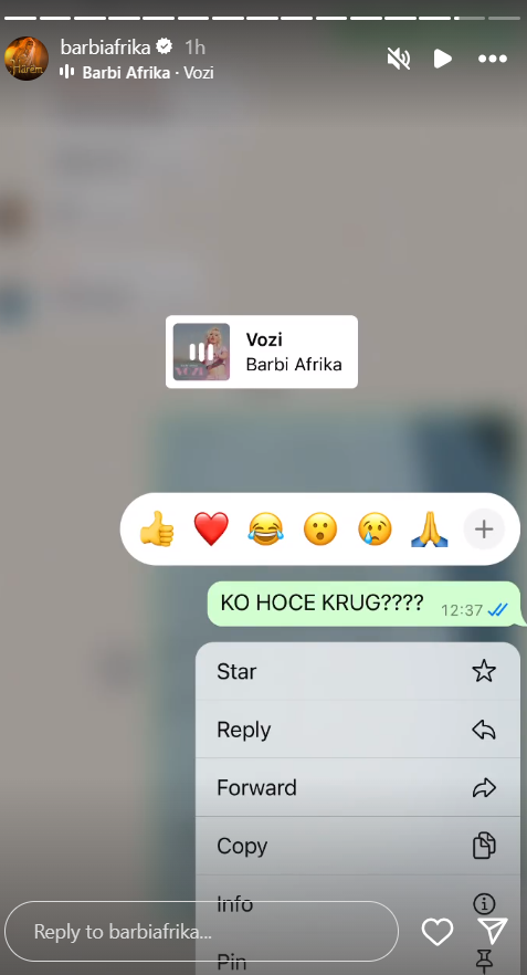 Poručila Beograđanima da se PAZE, a onda se pohvalila uspehom: Barbi Afrika ne krije sreću, lepe vesti odmah podelila sa fanovima 7 vfgdfbvgers