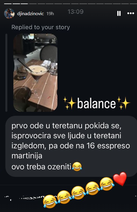"Isprovocira sve u teretani, pa ode na martini": Đina Džinović novim fotkama pokrenula lavinu komentara, jedan detalj nikome nije promakao (FOTO) 4 djina2