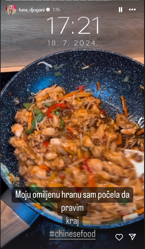 "Definitivno sam postala žena kakvu kažu da zaslužuješ" Luna Đogani se pohvalila novom veštinom, pa snimila Markovu reakciju 2 luna