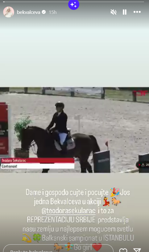 "Još jedna Bekvalčeva u akciji i to za reprezentaciju Srbije" Nikada ponosnija Nataša Bekvalac se pohvalila velikim uspehom jednog člana porodice 2 NATASA BEKVALAC
