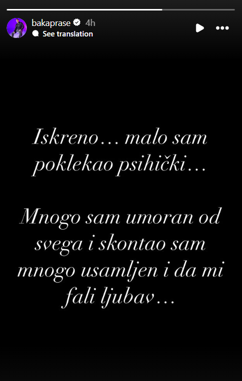 Pokajao se zbog raskida sa Anjom?! Baka Prase novom objavom izazvao buru na mrežama, fanovi komentarišu samo JEDNO (FOTO) 2 Screenshot 2024 10 18 100314
