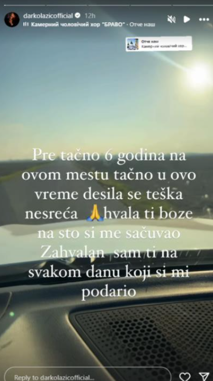 "Tačno u ovo vreme desila se teška nesreća": Darko Lazić se prisetio stravičnog trenutka, pa posetio mesto na kom je umalo izgubio život (FOTO) 2 Screenshot 2024 10 24 102047