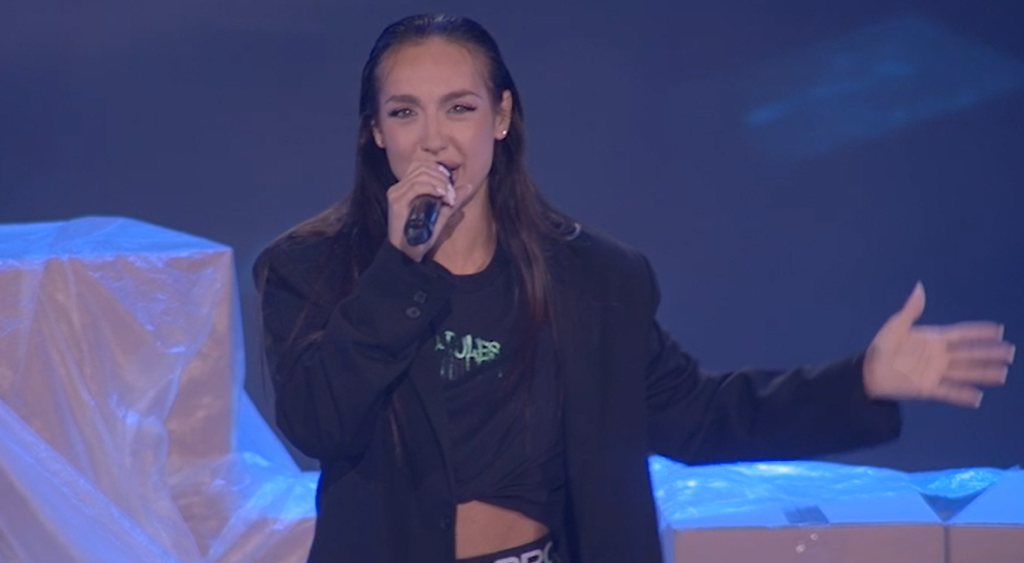 "Ako Marija Šerifović ovo bude čula...": Ksenija Tanu spektakularnim nastupom impresionirala Coach-eve 1 Screenshot 2024 11 22 124529