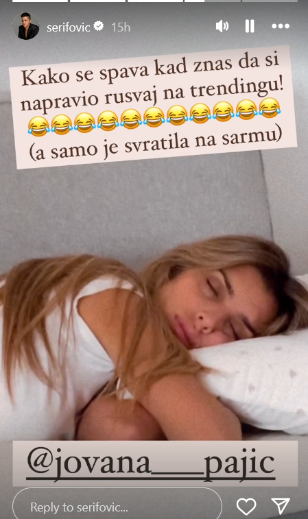 "Kako spava kad zna da je napravila rusvaj": Marija Šerifović podelila urnebesnu fotografiju Jovane Pajić iz kreveta, pa komentarom nasmejala sve (FOTO) 2 Screenshot 2024 11 26 110621