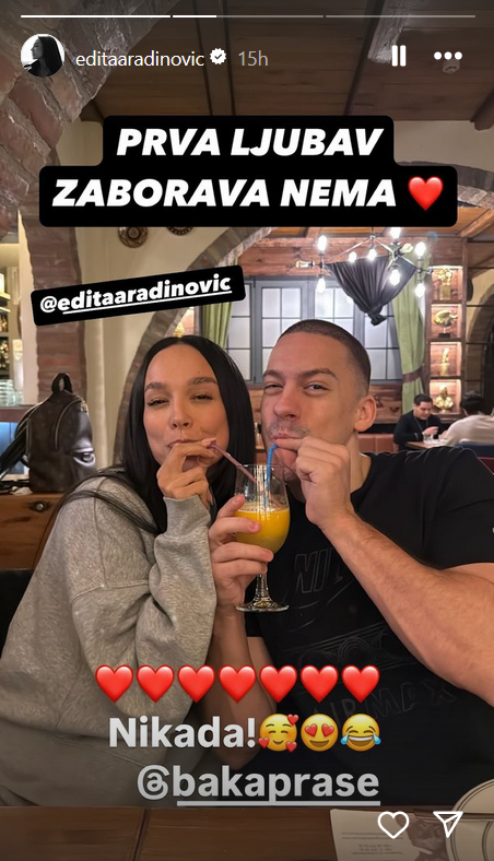 "Prva ljubav zaborava nema": Baka Prase izveo na piće našu poznatu pevačicu, zajedničkom fotografijom zapalili mreže! (FOTO) 2 Screenshot 2025 01 28 130224