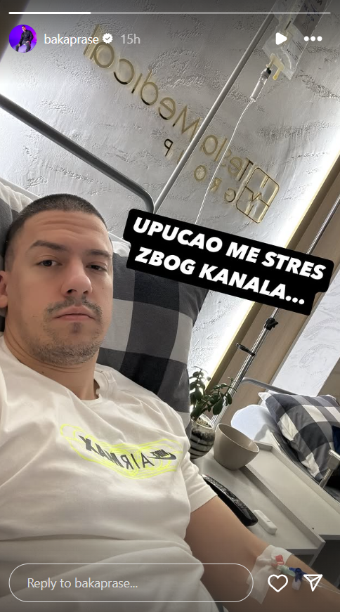 Baka Prase završio na infuziji! Nakon skandala o kojima bruji region, poznati jutjuber se suočio sa zdravstvenim problemom (FOTO) 3 Screenshot 2025 03 04 092430