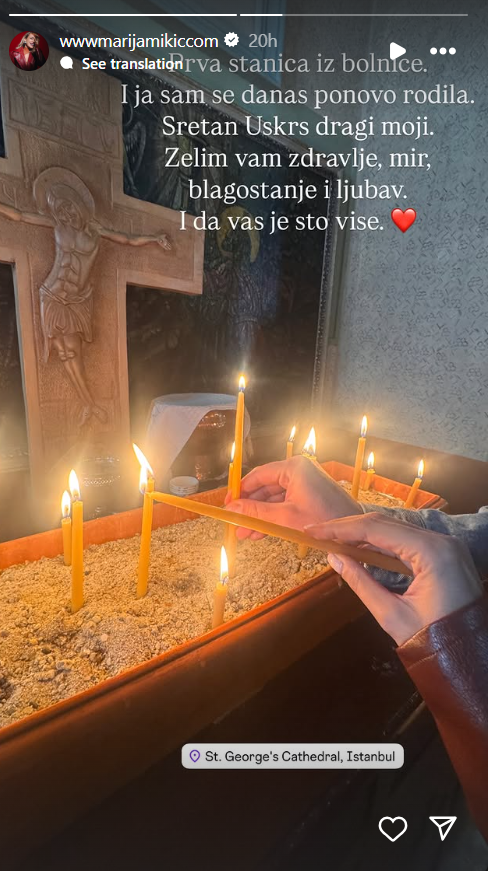 Oglasila se naša poznata pevačica nakon hitne operacije: Nakon niza problema, po izlasku iz bolnice posetila je posebno mesto (FOTO) 2 Screenshot 2025 04 21 101222