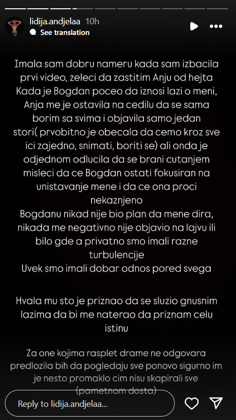 "Ostavila me je na cedilu": Dia iznela nove detalje odnosa sa Anjom Bla i Bakom Prasetom, jutjuber demantovao sam sebe (FOTO) 2 Screenshot 2025 06 24 095028