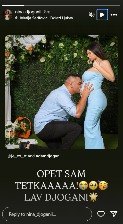 "Ja sam TETKA": Luna Đogani podelila lepe vesti sa fanovima, ne može da sakrije sreću zbog nove prinove u porodici Đogani (FOTO) 3 Screenshot 2025 08 14 131340