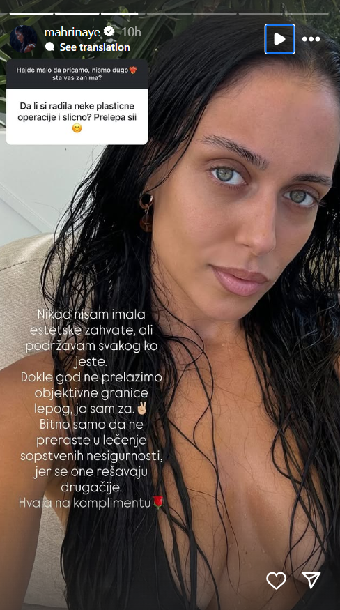 "Dokle god ne prelazimo objektivne granice lepog...": Naša popularna pevačica otkrila da li je radila nešto na sebi (FOTO) 2 Screenshot 2025 08 27 094554
